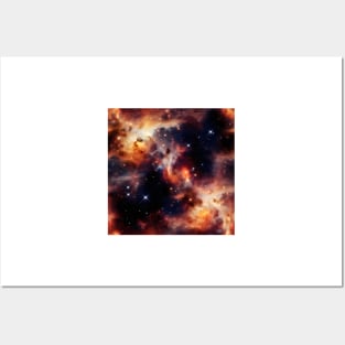 Deep Outer Space Pattern 2 Posters and Art